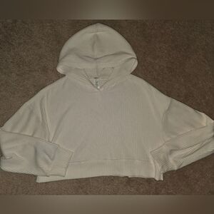 ALO Yoga Muse Hoodie Ivory Small